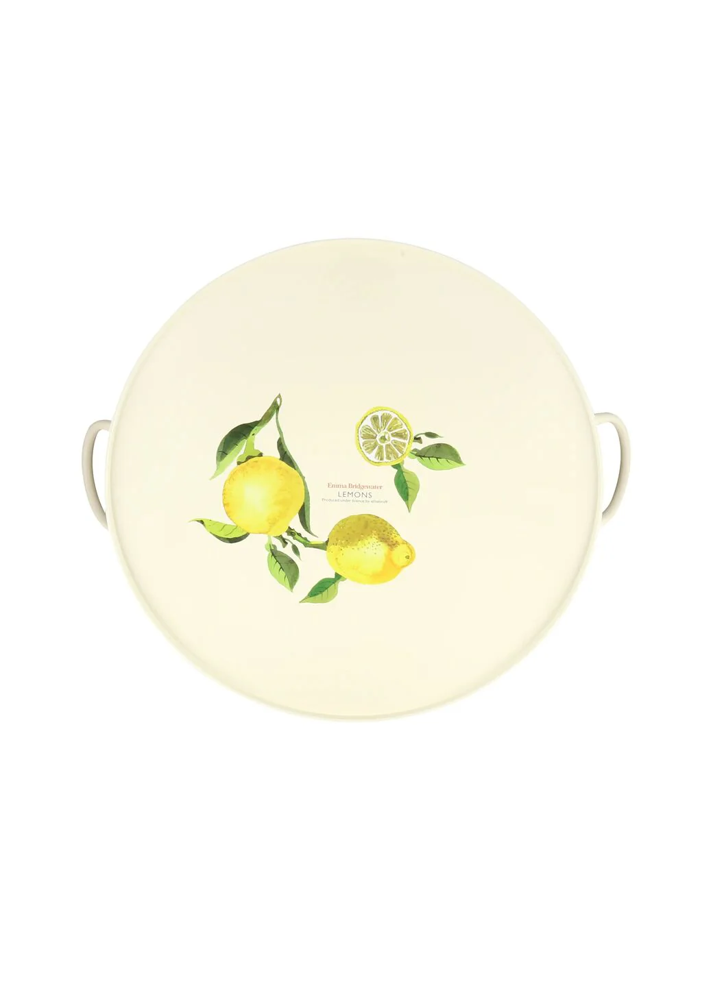Lemons Large Handled Tin Tray - Image 3
